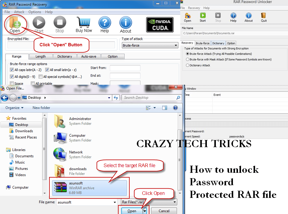 how to bypass winrar password protected files
